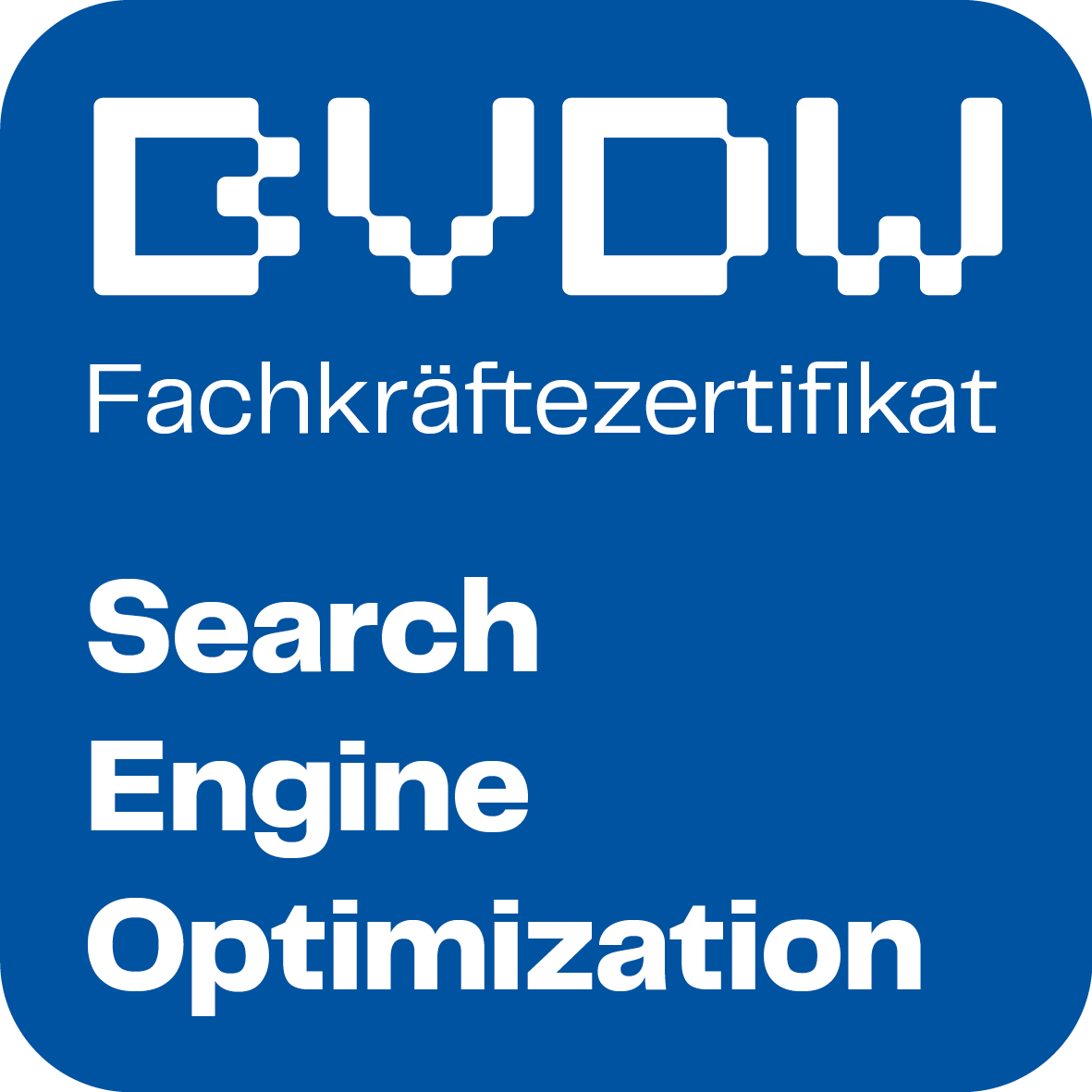 BVDW Fachkräftezertifikat SEO